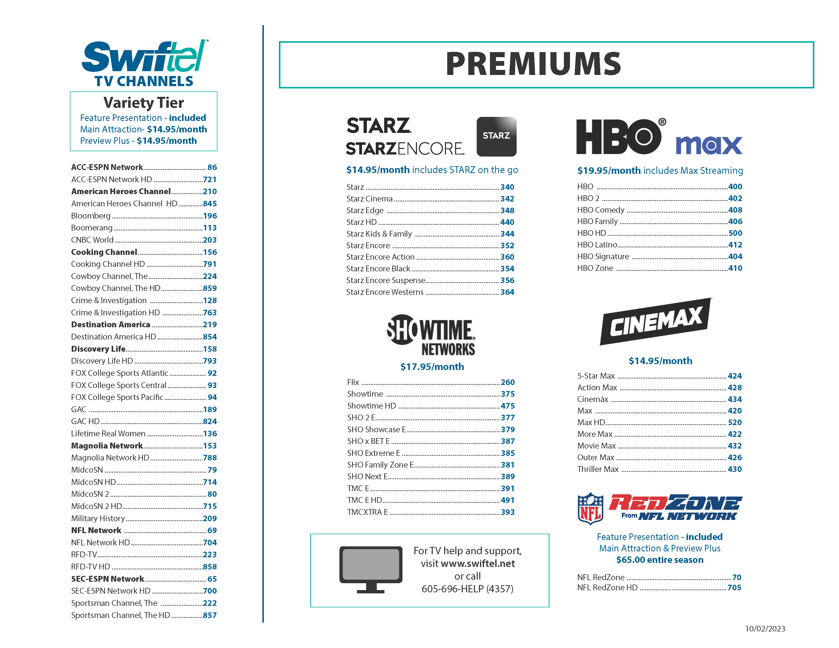 TV Channel List in 2023